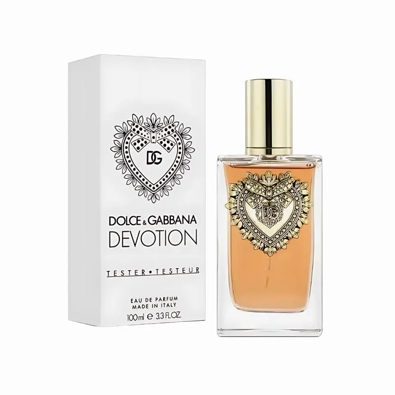 Dolce & Gabbana Devotion Eau de Parfum (EDP) Tester Spray, 3.3 Oz Floral Fruity Fragrance, Women's Perfume for Women, Edp Perfume Spray