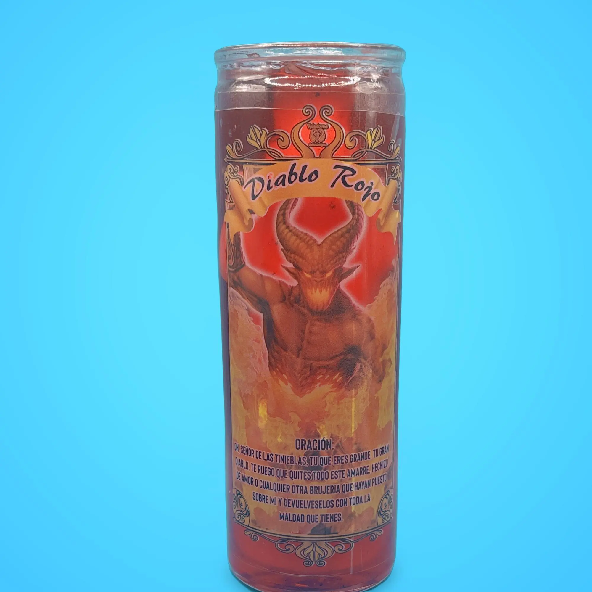 Diablo Rojo gel Candle