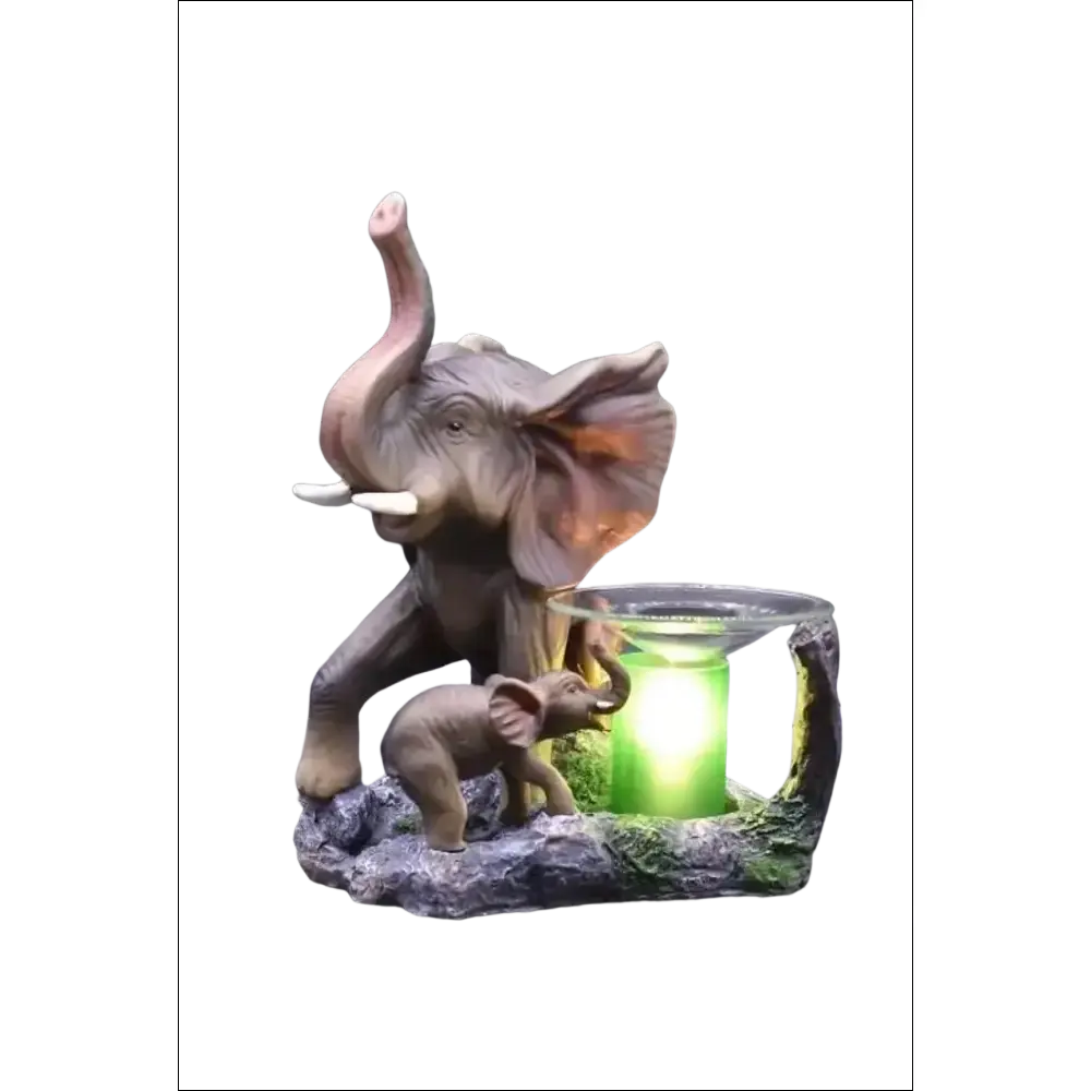 Elephant Wax Oil Warmer Electric With Dimmer Wheel