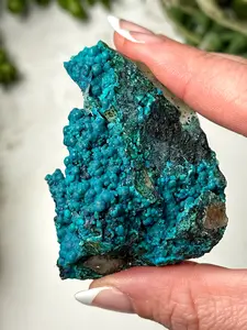 Raw Chrysocolla in Quartz - #1