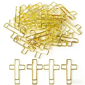 20 Cross Paper Clips, Bible Study Supplies, Christian Journal Accessories, Religious Diary Items, Bible Clip Collection, Paperclip