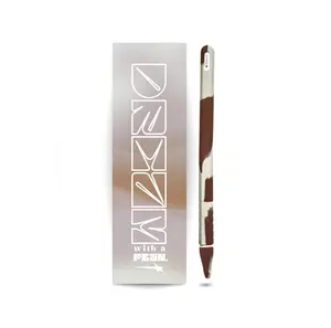 Cow Print Abstract Brown And Cream Silicone Apple Pencil Sleeve For Apple Pencil Generation 2