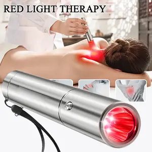 Approved Red Light Therapy Torch with Blue and Near Infrared Light, Effective Treatment Device for Body, Face, Neck, Back, 460nm 630nm 660nm 850nm and 940nm Healthcare Healthy Fitness Solution Wellness Alternative