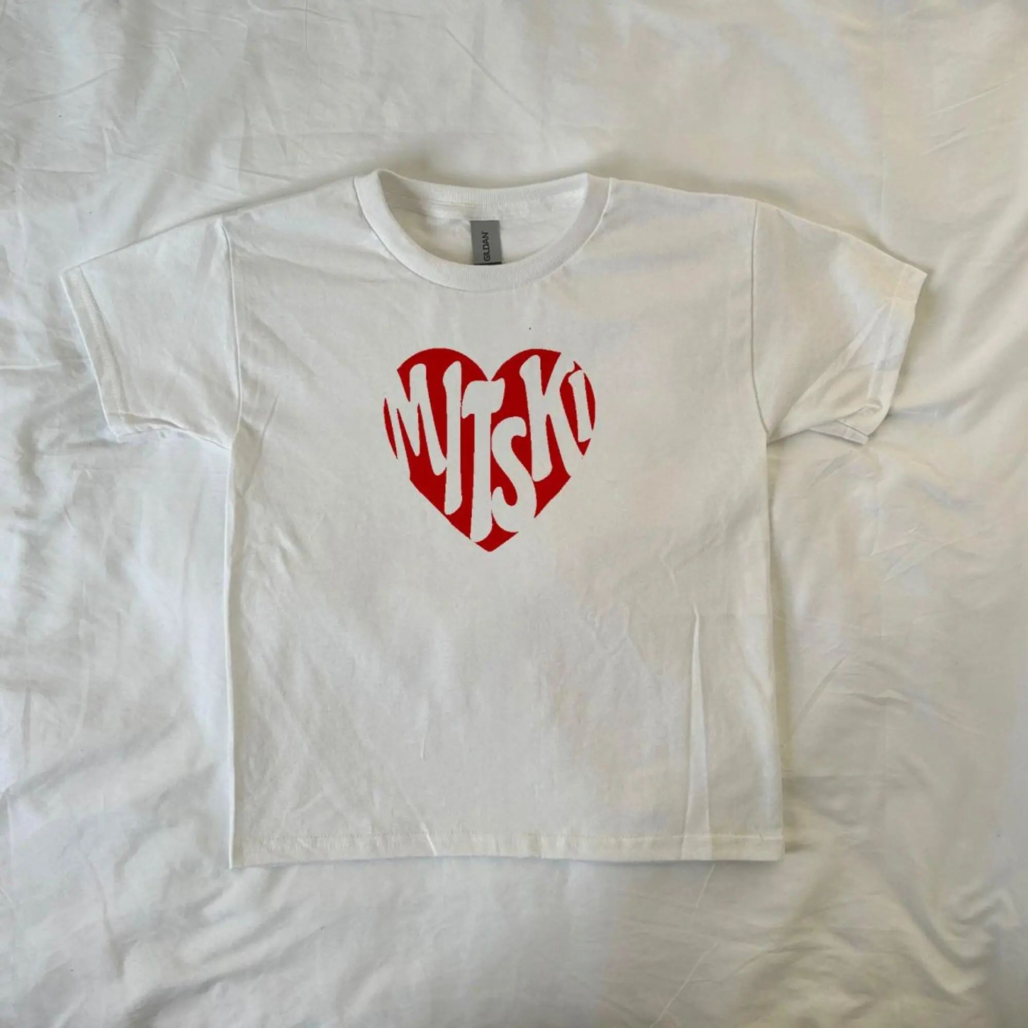 Print ShirtMitski Baby Tee, y2k clothing, Pinterest ,vintage, streetwear, trendy, Indie Music Lover, Band T-Shirt, I bet on losing dogs