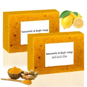 Turmeric lemon soap fades blemishes for a clear, radiant complexion!Soothe & glow: This lemon turmeric soap works for your skin!