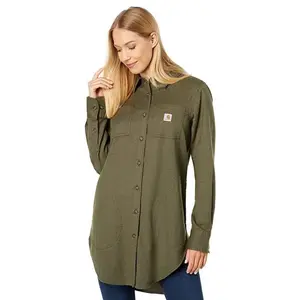 Carhartt Rugged Flex Relaxed Fit Midweight Flannel Long Sleeve Tunic