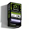 D5 Boxed Kit Temporary Tattoos Stencil Set with Drawer Packaging, 50 A6 (10x15cm/4"x6") Pre-Printed Transfer Sheets, 3-Step Easy Transfer, Level 1-Beginner Drills, Pull a Random Design, Prevents Ink Bleeding, Tattoo Supplies for Practice Skin