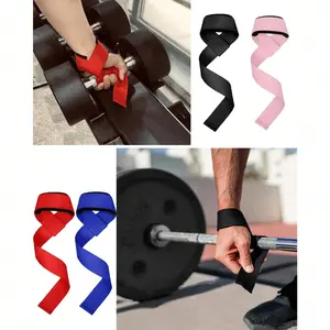 1 Pair/ 2 Pairs Wrist Straps for Weight Lifting - Lifting Straps for Weightlifting | Gym Wrist Wraps with Extra Hand Grips Support for Strength Training | Bodybuilding | Deadlifting