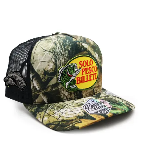 Solo Pesco Billete 804 Camo Trucker Hat – Mesh Back & Cotton Front