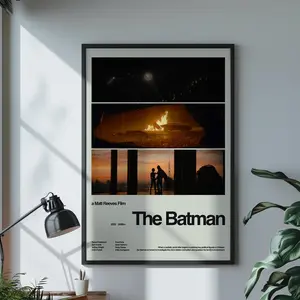 The Batman 2022 Poster, Batman Poster, The Batman Movie Poster, Modern Superhero Art, Superheroes Print, Minimalist Batman 2022 Movie Poster #369