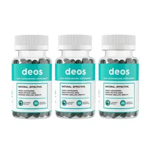 3xx Internal Deodorant Supplement – Full Body Deodorizer for Gut Health, Skin Health, Detox & Digestion Support – Natural Odor Control Chlorophyll Pills for Head-to-Toe Freshness | 30 Capsules | Natural Ingredients