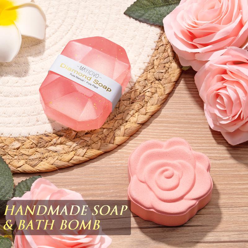 Mayicivo Valentine's Day Birthday Gifts for Women, Self Care Gifts, Get Well Soon Gifts, Relaxing Spa Gifts, Care Package, Unique Anniversary Gift Basket with Flannel Blanket for Mother, Wife, Best Friend, Sister, Her