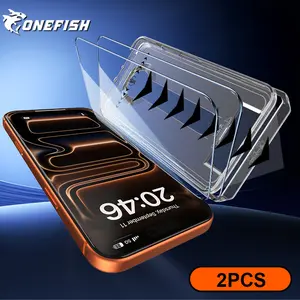 One Fish Privacy Screen Protector 2 Pack for iPhone,Samsung , Scratch Resistant, Plasma Plating Process, Crystal Clear, Scratch-Resistant, Ultra-Smooth Touch.