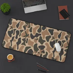#1 Vintage Ol School Camo Pattern Mouse Pad, Desktop Pads for Office, Laptop, Gaming & Study, Gaming Decor, Work Desktop Accessories for Men Women, Non-slip Mousepad, Gifts