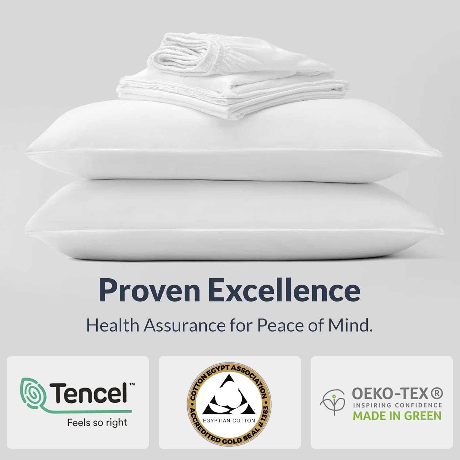 Eucalyptus Sheets – 100% Tencel Sheets, 300 TC Ultra-Soft, Breathable Percale Weave, 4-Piece Bedding Set for a Refreshing, Comfortable Sleep (White, King) Eucalyptus Sheets – 100% Tencel Sheets, 300 TC Ultra-Soft, Breathable Percale Weave, 4-Piece Bedding Set for a Refreshing, Comfortable Sleep (White, King)