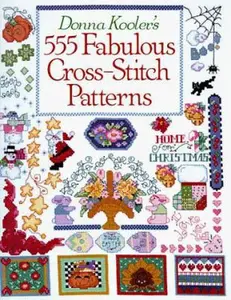 USED-Donna Kooler's 555 Fabulous Cross-Stitch Patterns by Donna Kooler (Hardcover)