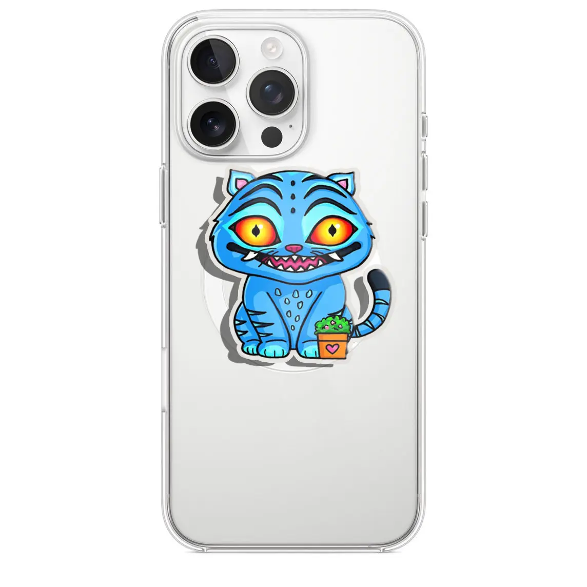Derpy Demon Tiger Kpop Hunter Magnetic Phone Grip Kindle Grip Kindle Accessories Phone Holder PopSocket Phone Grip Magnetic Pop Socket Phone Grip