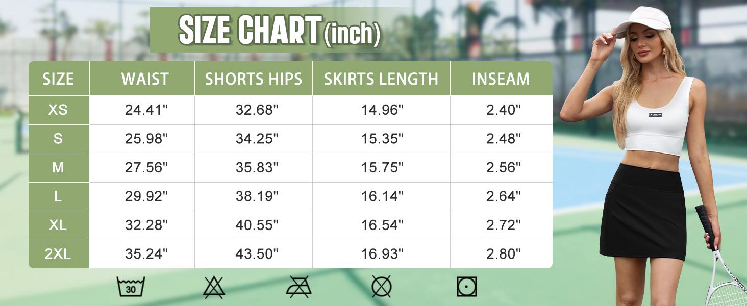 Women’s High-Waisted Active Skirt - Stretchy Sports Skort with Built-in Shorts & Pocket for Running, Golf, Summer Casual Wear Women’s High-Waisted Active Skirt - Stretchy Sports Skort with Built-in Shorts & Pocket for Running, Golf, Summer Casual Wear