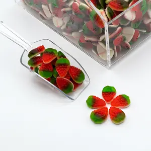 Gummy Strawberry Cream - Sweet And Chewy Candy With Strawberry And Cream Flavors - 4 oz & 8 oz & 1 lb Candy Bag
