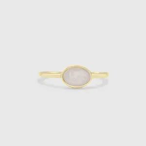 Horizontal Oval Ring