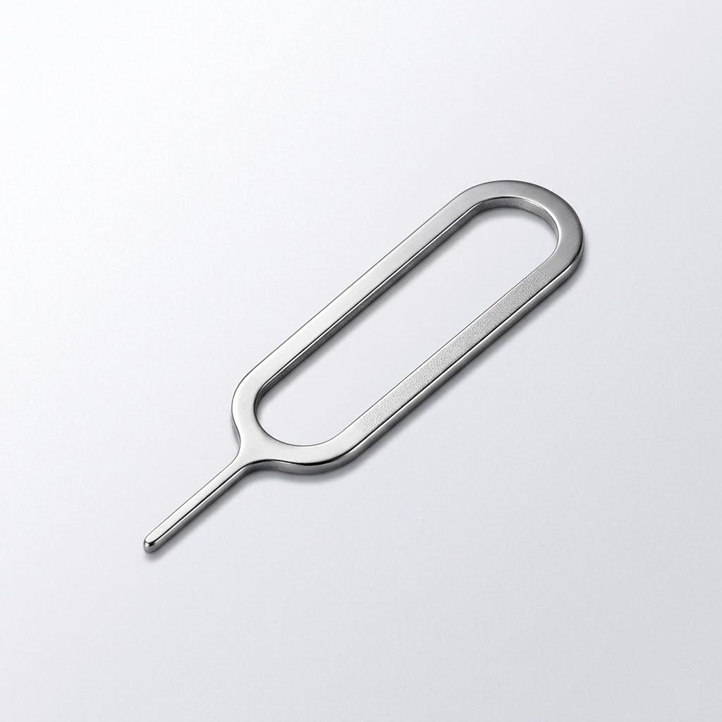 Premium Keychain SIM Card Ejector Tool & Case Holder - Universal Styling Mini Pin Accessory Compatible with iPhone, Samsung, Pixel, & Android Devices.