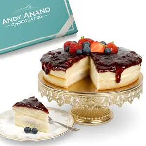 Andy Anand Sugar-Free Gluten-Free Wildberry Cake, 2.5 lb – Keto & Diabetic-Friendly, Mixed Berries, No Preservatives, Birthday Gift Box