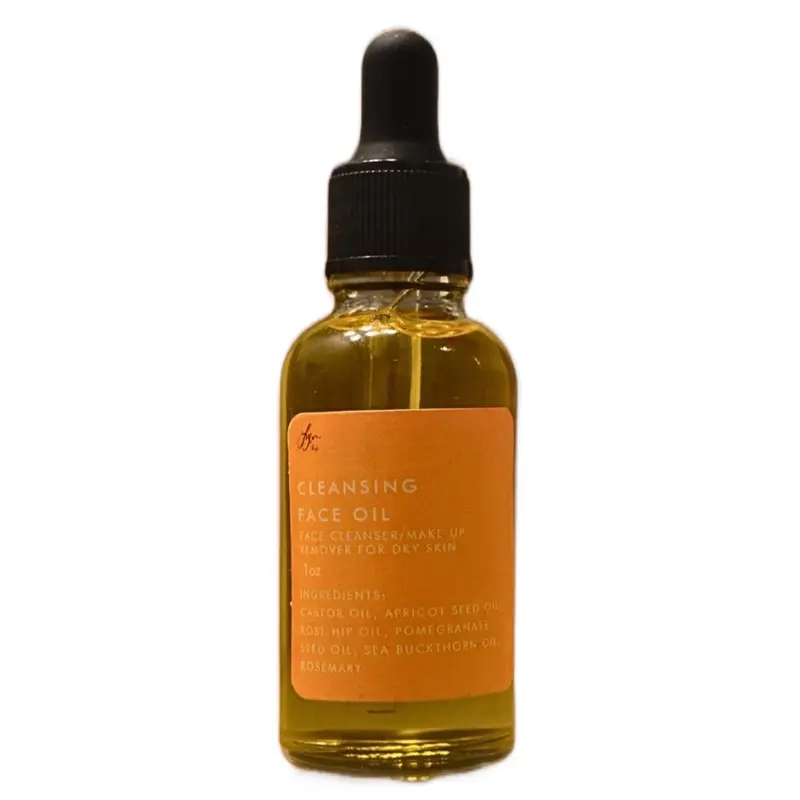 FYN Beauty Face Cleansing Oil-  for makeup removal and hydrated skin  Skincare Cleanser Apricot Dropper