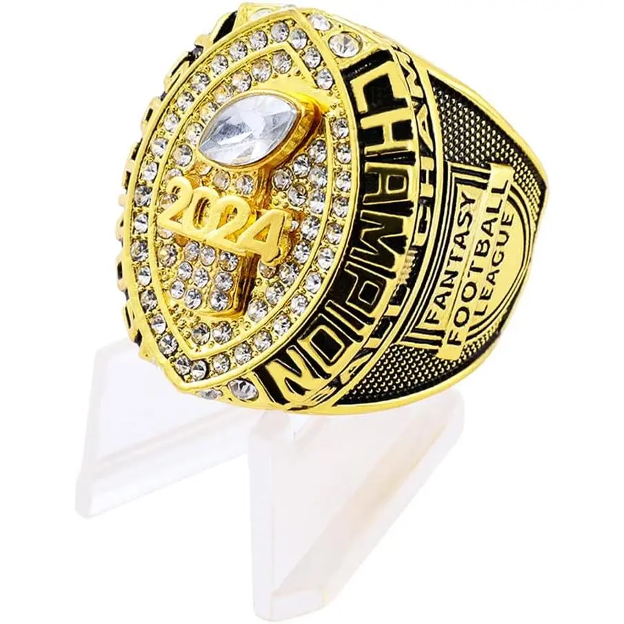 2024 Fantasy Football Championship Ring Award Prize  Winner FFL Champion Ring