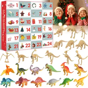 2025 Dinosaur Countdown Advent Calendar, 24 Unique Dinosaur Toys for Learning & Fun Gift Christmas