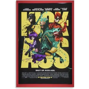 Kick-Ass Movie Poster Room Aesthetic Poster Print Art Wall Painting Canvas Posters Modern Bedroom Decor