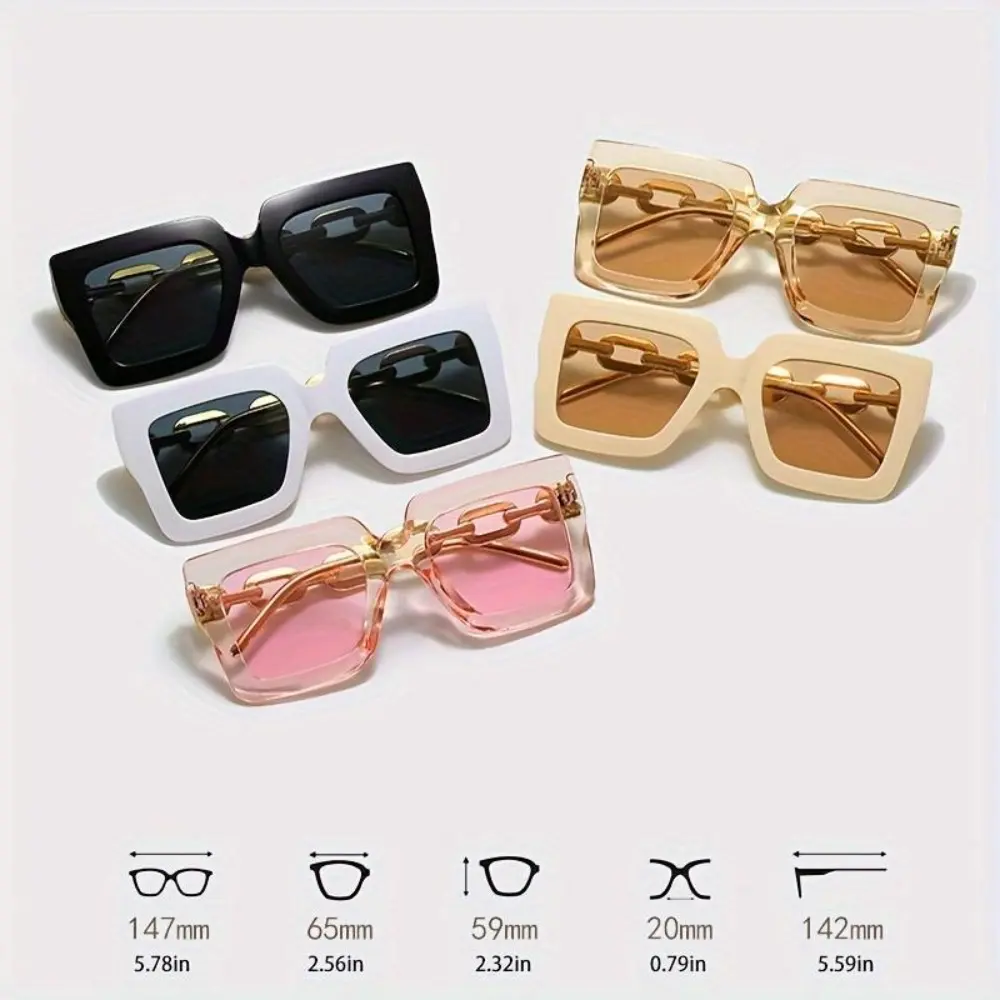 Women's 2-Pair Oversized Fashion Glasses - Rose Gold Metal Frame, Transparent Gradient UV400 Lenses, Lightweight Vintage Design, Mirrored Shades, Elegant Style, Outdoor Sports Protection, Backup Eyewear