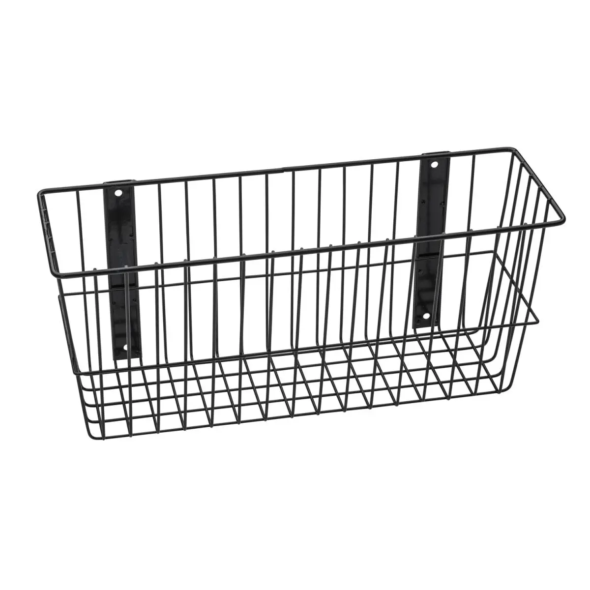 Universal Wire Basket, Black - 18 x 6 x 8 in.