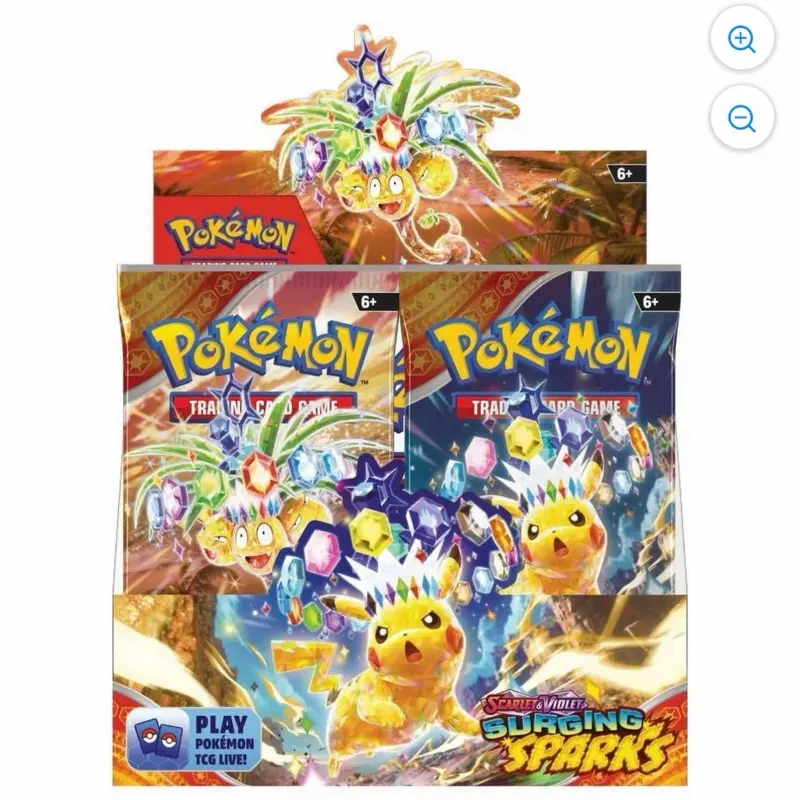 surging sparks booster box hit rate Pokemon Scarlet & Violet: Surging Sparks Booster Box – Columbia Hobby -  Sports Card Boxes - Toploaders main image 0