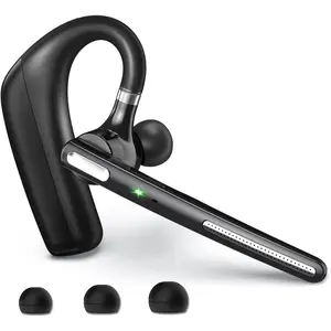 Headset V5.4,   Earpiece with CVC8.0 Dual Mic Noise Cancelling 110 Hours Talktime for Cell Phone/ and Android Headphones for Trucker/Driver/Business