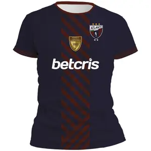 Playera Atlante Campeon de Campeones 22 Jersey, 3D Soccer T-shirt, Gifts for Soccer Lover, Fans Gear, Sport Apparel  for Men Women