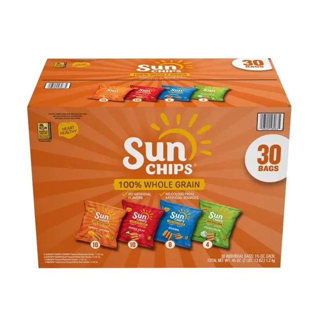 SunChips Whole Grain Variety Pack Chips, 30 pk