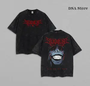 DS Anime Store Sung Jin Woo x Solo Leveling Oversized Washed T-Shirt & Hoodie - 2025 Anime Clothing for Fans, Heavy Cotton Manga Merch, Unisex Streetwear Gift for Him & Her, Trendy Anime Shirts