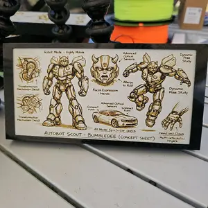 Autobot scout - Bumblebee concept sheet wall decor