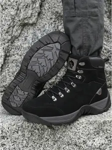 Men's High-Top Jungle Combat Boots, Cross-Border Delta Hiking Shoes, Non-Slip Camping Desert Boots for Men, Durable Ankle Support Tactical Footwear for Hunting Climbing Trekking All Outdoor Adventures