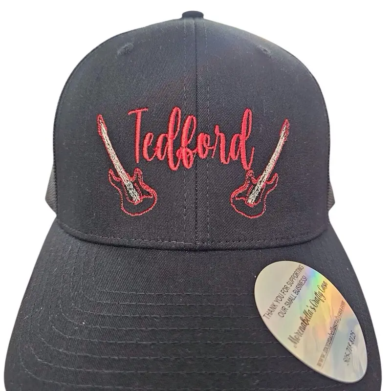 Tedford Guitar Embroidered Richardson Trucker Hat