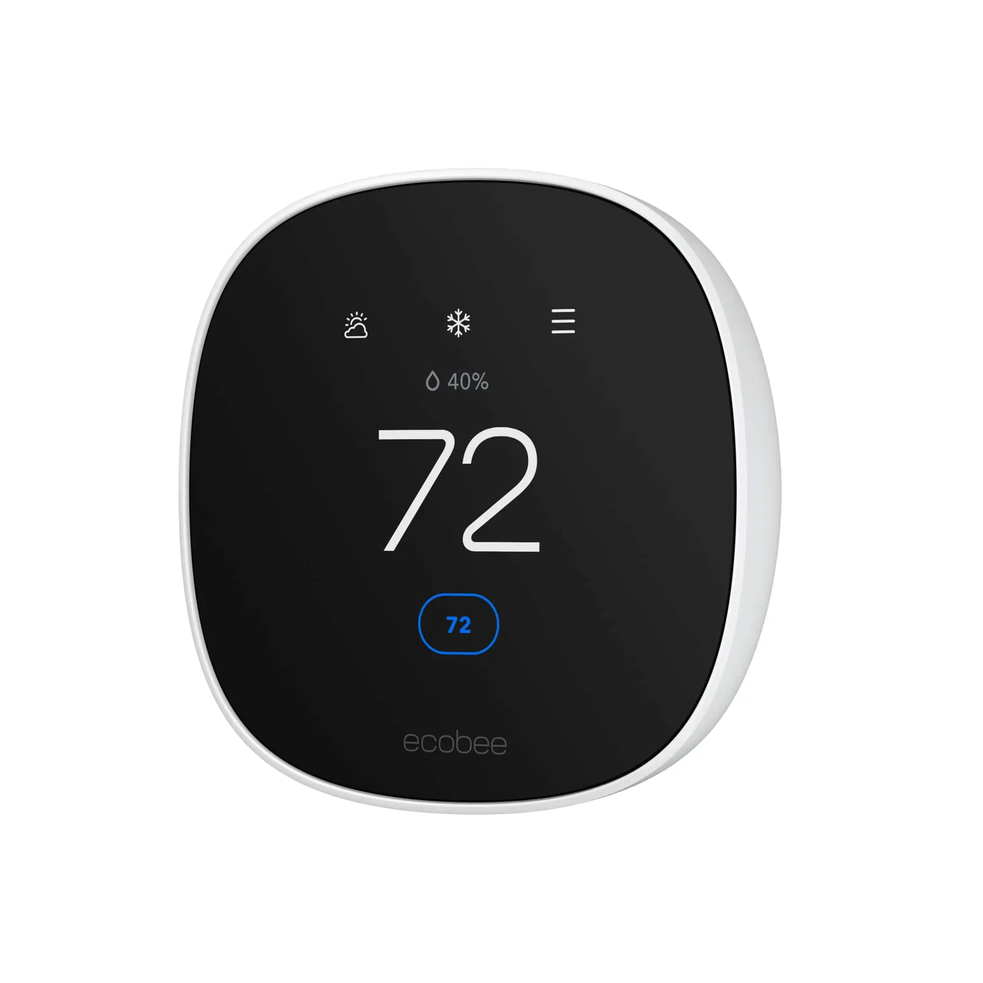 ecobee - Smart Thermostat Essential - WiFi Thermostat, Energy Star Certified - White