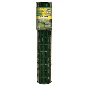 212 MAIN 2x3 Green PVC Coated Welded Fence, 36 in. x 50 ft. Outdoor Roll, Midwest 308351B