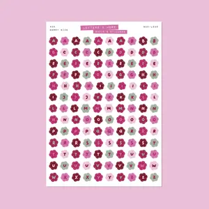 BERRY NICE Flower Alphabet • Letters & More