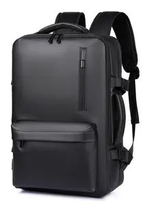 Men's Business Solid Color Backpack, Fashionable Casual Oxford Backpack, Waterproof Backpack for School & TravelGift
