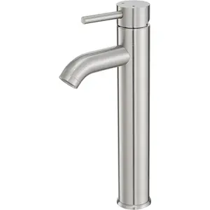 Vessel Sink Faucet Chrome Modern Tall Bathroom Faucets Single Handle One Hole Rv Vanity Lavatory Bathroom Sink Faucet