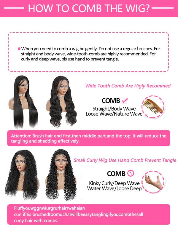 [Glueless] Mihugass 7x6 Glueless Burmese Curly Wave Human Hair Wig Natural Black 200% Density Deep & Water Wave with Drawstring Ready to Wear Glueless Wig 100% Human Hair Wig Pre Plucked Pre Cut HD Lace Closure Wig