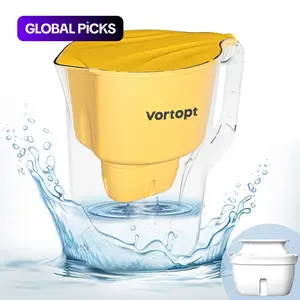 3.5L Transparent Filter Water Bottle with Brita Standard Filter, 15 Cup Capacity, Ideal for Home Use and Daily Drinking, Kitchen Water Jug #GLOBAL PICKS