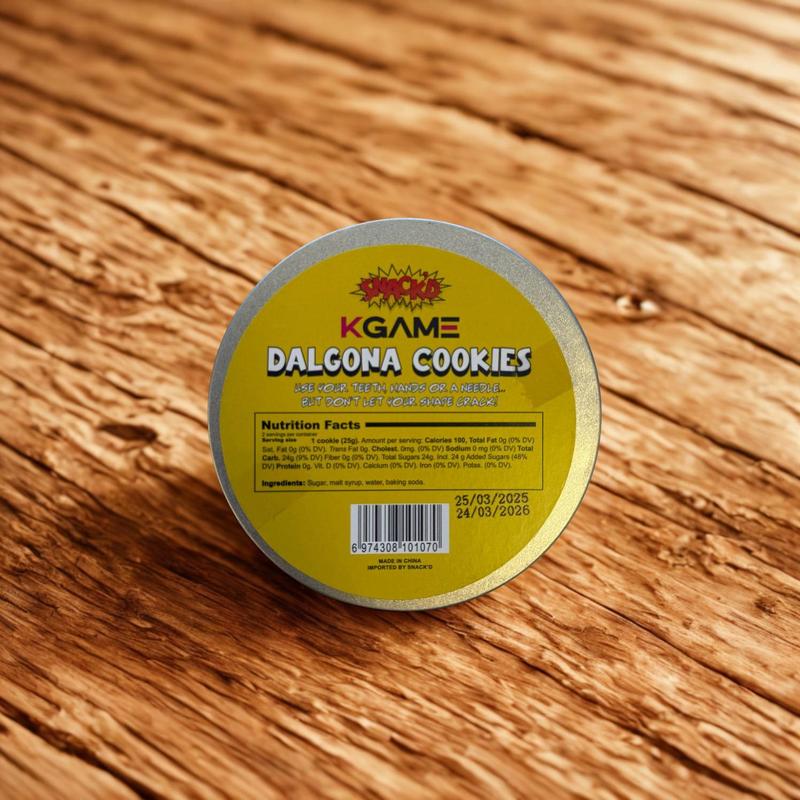 Buy 5 Get 1 FREE | SNACK’D Squid Game Dalgona Cookie Tin
