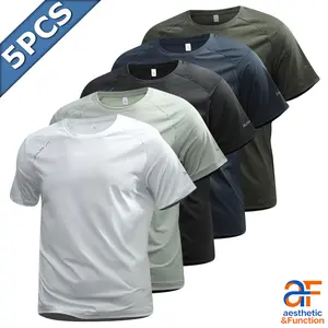 Stretch Athletic Tee - Lightweight, Ventilated High Performance Athletic Apparel, Casual Workout Tops, Sporty Sports Tops for Training Sessions