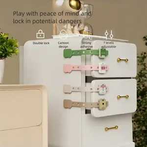 Child safety locks for drawers, baby anti-pinch locks, baby sliding door and refrigerator protective locks, child-proof cabinet locks